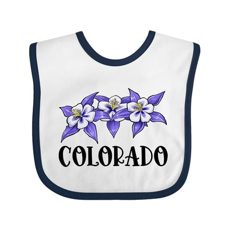 

Inktastic Colorado Columbine Flowers Gift Baby Boy or Baby Girl Bib