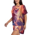 thumbnail image 2 of Xecao Sunset Cloud Corgi print Swimsuit for women, Summer-ready, sporty style.Quick-dry fabric. Many sizes & colors., 2 of 9