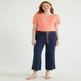 thumbnail image 3 of JUNWELL Pantalon de Sommeil Court en Tricot pour Femmes Tailles P à 3X, 3 of 6