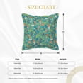 thumbnail image 4 of Bingfone Decorative Pillow Covers 16"x16" Mushrooms and Flowers Couch Pillow Cases Modern Farmhouse Covers for Couch Sofa Bed, 4 of 9
