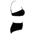 thumbnail image 3 of Traje de Baño Ocean Pacific para Mujer Completo Asimetrico en Tirantes, Cuello Redondo Negro Talla EG, 3 of 4
