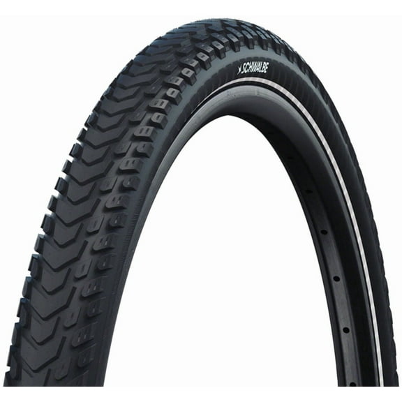 Schwalbe Marathon Mondial Tire - 26 x 2.00, Clincher, Wire, Black/Reflective, Performance Line, RaceGuard, Double