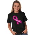 thumbnail image 3 of Breast Cancer Awareness Believe Women's Graphic T Shirt Tees Brisco Brands X, 3 of 5