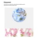 thumbnail image 3 of Moyic Flores artificiales de Sakura, vid, de cerezo Oriental, arco, decoración de techo de Hotel, balcón de seda, jardín, boda Kits de decoración para fiestas Azul Moyic HA084219-04, 3 of 6