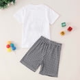 thumbnail image 4 of Gerichy Boys Summer Outfits 2023 Cute White Top And Green Shorts Kids Name Brand Teen Boys Two Piece Sets Clothing, 4 of 4