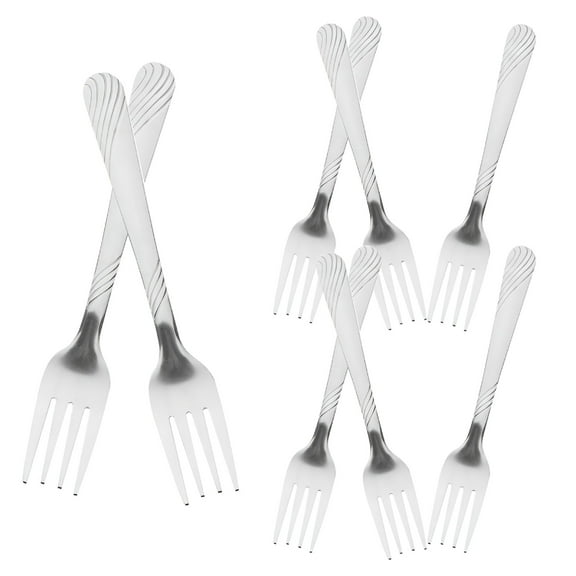 ACDANC Children Fork Silver 8Pcs 6.88X0.98X0.04in