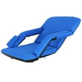 thumbnail image 6 of ZENSTYLE Water-Resistant Stadium Seat with Cup Holder 9 Tiltable Positions, Blue, 6 of 9