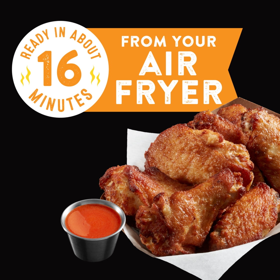 Foster Farms Classic Buffalo Take Out Crispy Chicken Wings, 1 lb (Frozen)