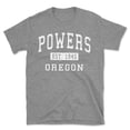 thumbnail image 1 of Powers Oregon Classic Established Men's Cotton T-Shirt, 1 of 1