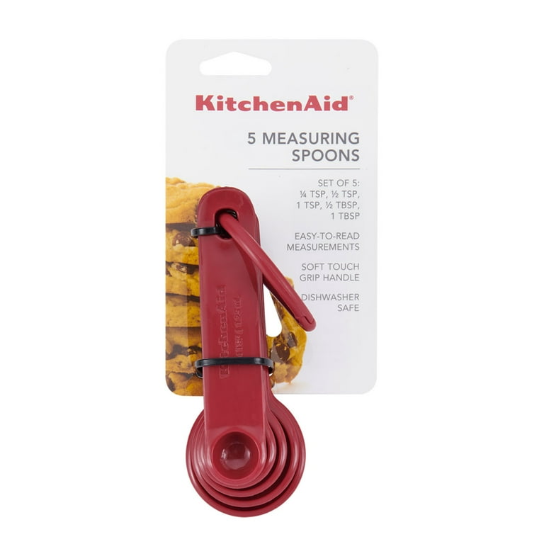 KitchenAid Classic Measuring Spoons Set of 5 Choose Your Color