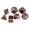 thumbnail image 2 of Juego de Dados Zulema 7 Piezas aleación de zinc D20 D12 D10 D8 D6 D4, 2 of 8