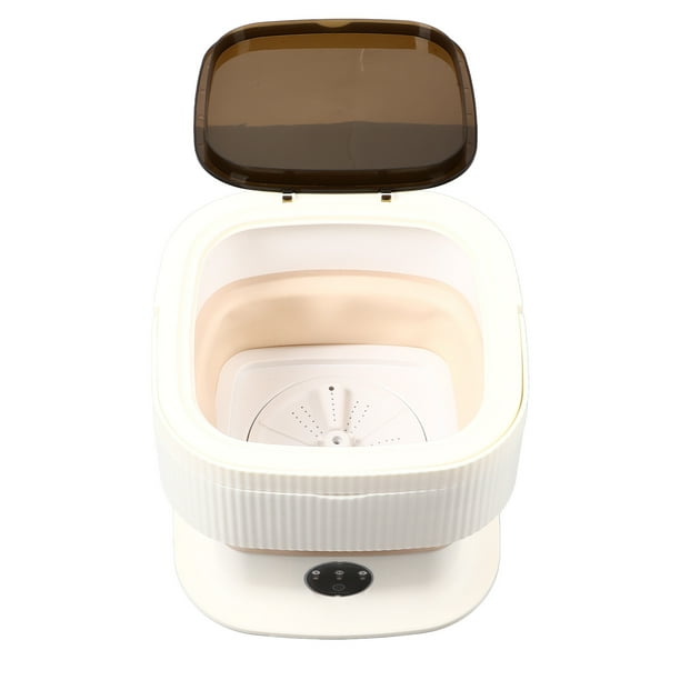 Mini Lavadora Portátil Lavadora Plegable Capacidad De 10 Litros Con Tubería De Drenaje Y Cesta Plegable Para Ropa Interior De Ropa De Bebé Calcetines