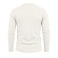 thumbnail image 6 of JIAYUE Men's T Shirt Long Sleeve Round Neck Knit Sweater Casual Pullover Tops With Pockets Soft Comfortable Slim Fit Solid Color Daily Lightweight Wear For Male, 6 of 8