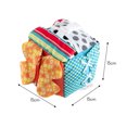 thumbnail image 2 of Dados cúbicos Juguete de aprendizaje de actividad cúbica para niños con botones de cordones con cremallera y más juguetes sensoriales para bebés para niños pequeños, 2 of 8