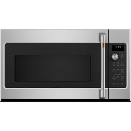 GE Cafe 1.7 Cu. Ft. Convection Over-the-Range Microwave Oven  Stainless Steel