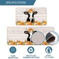 thumbnail image 3 of Pumpkin Cow Fall Farmhouse Seasonal Kitchen Mats Set of 2-17x29 and 17x47 Inch,Decorative Non Slip Backing Floor Rugs for Home Kitchen, 3 of 6