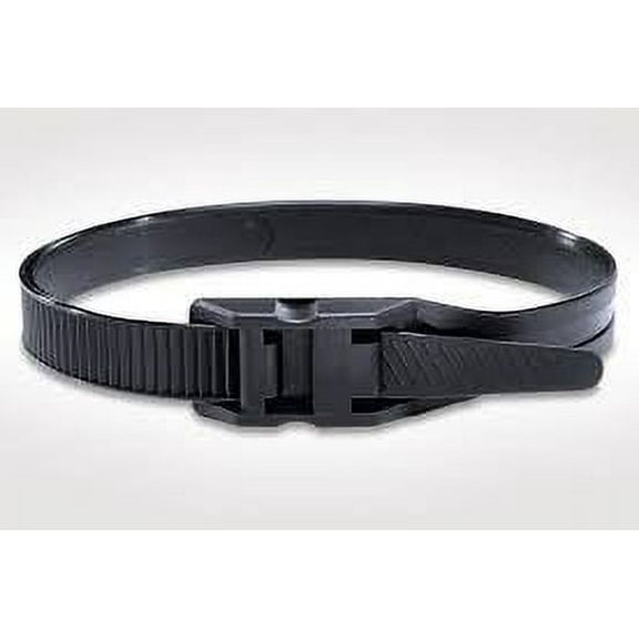 14" 120lb Black Low Profile/in-Line Cable Ties 100/Bag Part #LP14-120-0C