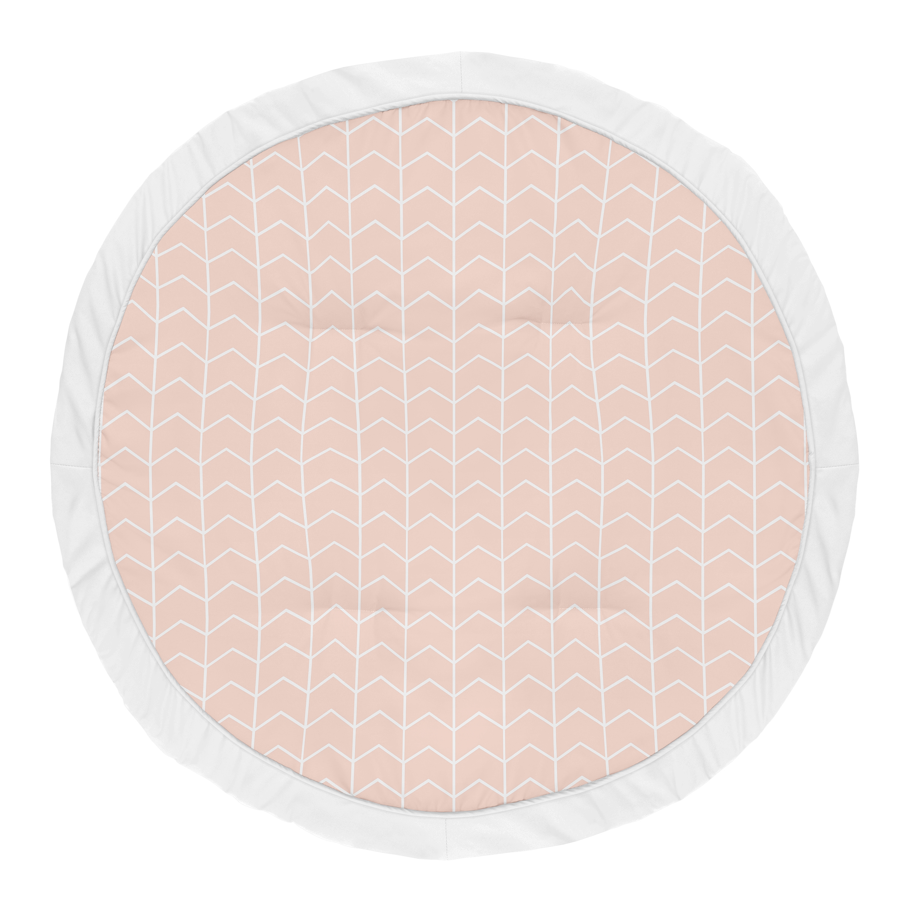 Elephant Blush Pink Arrow Baby Play Mat by Sweet Jojo Designs