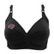 thumbnail image 5 of Puntoco Sujetadores para mujer sin aros de encaje con flores fruncidas para mujer, ropa interior de uso diario de talla grande sin aros, 5 of 5