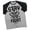 T-Shirt Heather Grey, variant on GYMISH RAGLAN Stay in the Fight Workout Gym T-Shirt – Funny Gym Shirt for Men, Men's Fitness Tee, Bodybuilding & Weightlifting Apparel