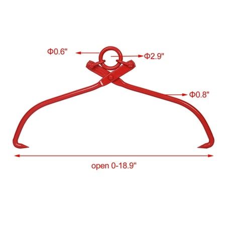 

Meterk Skidding Tongs with Ring 16inch