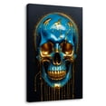 thumbnail image 1 of Cuadro Decorativo Canvas Fusión Azul Dorado 60x90 Canvas Revolution, 1 of 4