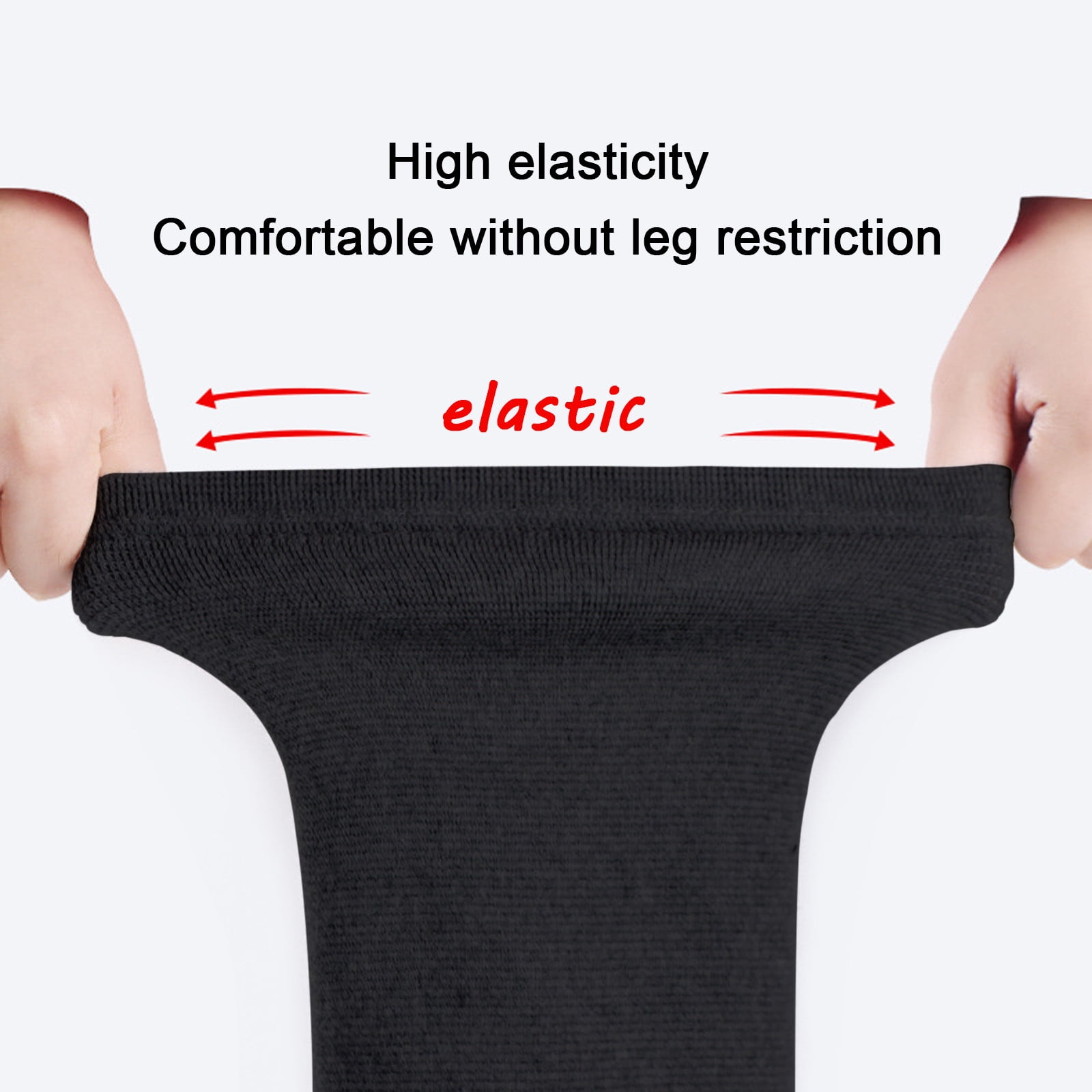 Idoravan Knee Brace for Men Women Winter Self-Heating Knee Protector Wormwood Hot Compress Cold Protection Knee Sleeve for Men/Women Black