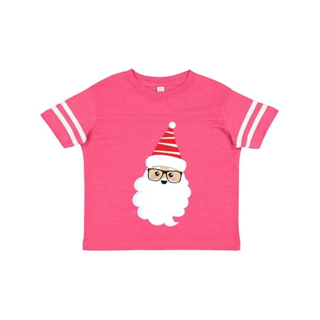 

Inktastic Santa Claus Glasses Hipster Santa Christmas Gift Toddler Boy or Toddler Girl T-Shirt