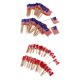 thumbnail image 1 of 200X Palillos Bandera Palillos de Decorativos con Bandera Decoraciones de Comida para Fiestas para Sunnimix Adhesivos decorativos para palillos decorativos, 1 of 8