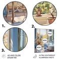 thumbnail image 3 of Designart "Bathroom Serenity III In White and Blue"Bathroom Metal Wall Art White Traditional Bedroom Wall Art, 3 of 6