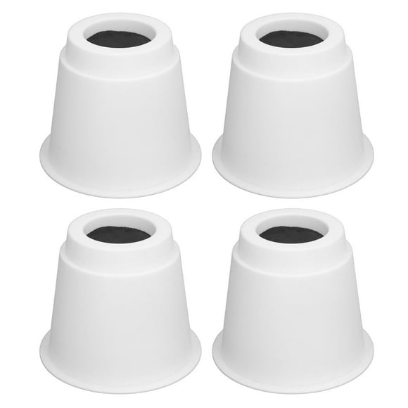 YUMILI 4 pièces 5 pouces robuste rond meubles lit rehausseurs avec dessus antidérapant pour Table chaise bureau canapé