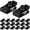 Black, variant on Zoyueyie 20 Pcs U Clips Hardware Nuts Bumper Retainer Clips Screw Fasteners Car Bumper Clips Fasteners Hardware
