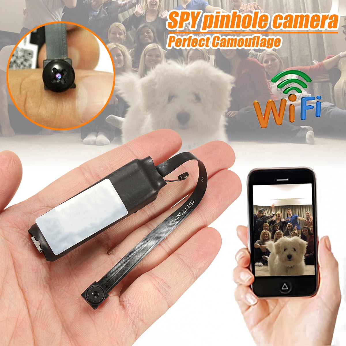 US Wireless Mini Nanny Cam IP Pinhole DIY Digital Video Camera Micro