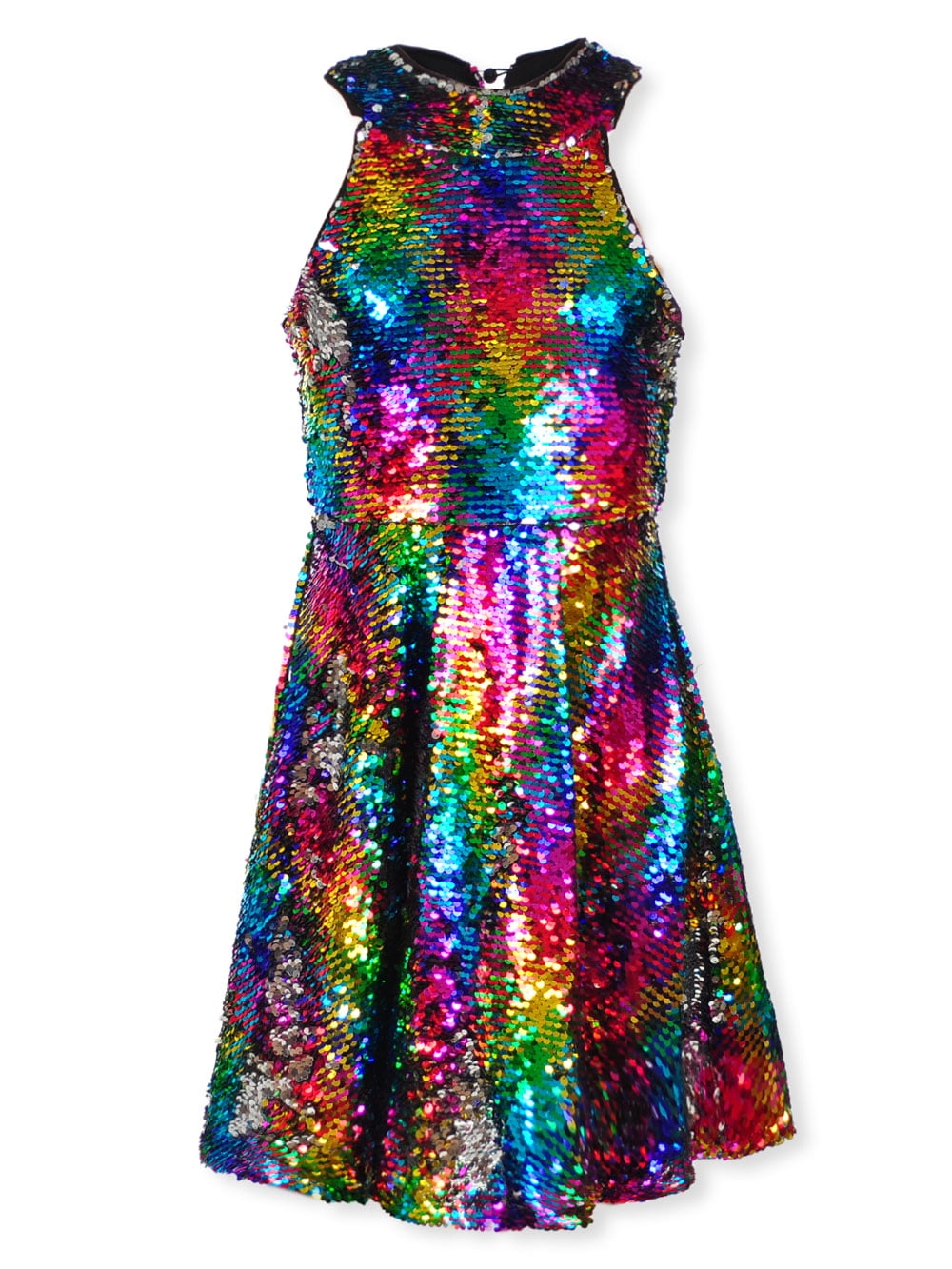 girls flip sequin dress