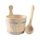thumbnail image 3 of Juego de Cubo Y Cucharón para Sauna, Barril de Madera para Herramientas de Baño para Spa, Sauna, Hogar, 3 of 9