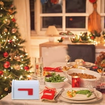 Pawsdot Small White Tinplate Mailbox for Home Storage and Gift Display