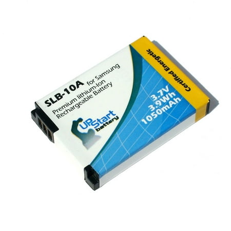 UpStart Battery Samsung WB150F Battery - Replacement for Samsung SLB-10A Digital Camera Battery (1050mAh, 3.7V,