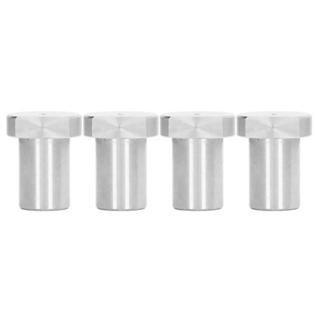 

Bench Dog Dia 0.7in Workbench Stop Dog Fixed Firmly 4PCS Silver Stainless Steel For Carpenter For Milling For Grinding