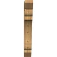 thumbnail image 2 of Ekena Millwork 6"W x 32"D x 44"H Olympic Slat Rough Sawn Bracket, Western Red Cedar, 2 of 4