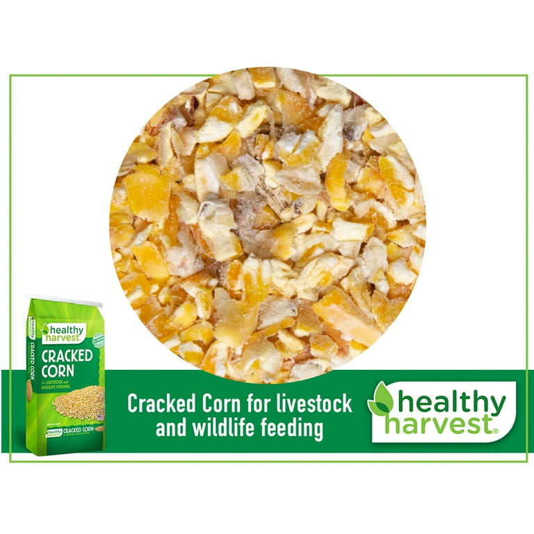 2 pack) Healthy Harvest 40 lb Bag Cracked Corn for Poultry