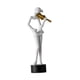 thumbnail image 2 of Figura de violinista intérprete musical de 7,8 pulgadas, escultura de resina, colección de escritorio, adorno de mesa para el hogar, cocina y comedor, 2 of 10