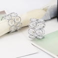 thumbnail image 3 of vnanda Durable Napkin Rings 6pcs/set Napkin Ring Luxury Faux Beads Metal Shiny Elegant Table Decoration Dinner Napkin Holder Buckle Wedding Party Festival, 3 of 8