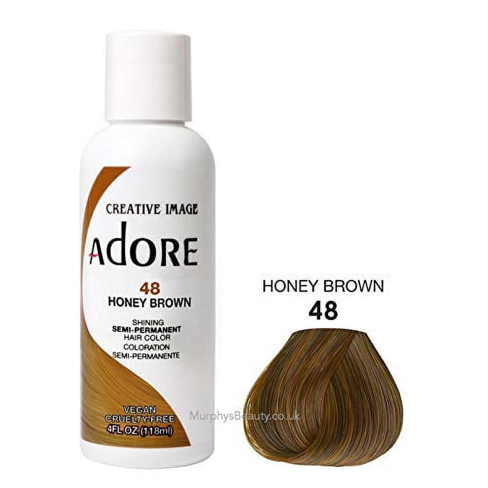 Adore Shining Semi Permanent Hair Colour, 48 Honey Brown by Adore