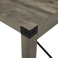 thumbnail image 3 of Metal X 48" Industrial Farmhouse Dining Table - Grey Wash, 3 of 4