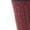 Burgundy, variant on Women's Ribbed Cotton Rich Striped Cuff Crew Sock - Womens - Female, 9-11, Burgundy