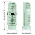 thumbnail image 3 of EUDIDV Portable Fan Desktop Fan Tower Fan Student Dormitory Office Rechargeable Desktop Small Fan;Suitable for Indoor and Outdoor Use, 3 of 7