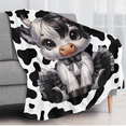 thumbnail image 5 of Cute Cow Blanket Gifts for Women Cow Gifts for Cows Lovers Soft Flannel Cows Throw Blanket for Kids Adults, 5 of 7