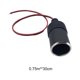 thumbnail image 2 of Speravity Enchufe para encendedor de cigarrillos de 30CM, Cable de cobre puro para coche, conector de enchufe resistente al Vehículos, repuestos y accesorios Mis Tipo 2, 2 of 6