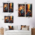 thumbnail image 4 of Designart "Symphony of Colors on Vinyl Records II" Vinyl Records Framed Wall Art Set Of 2 - Multi-Color Fashion Framed Wall Art Set Of 2, 4 of 7
