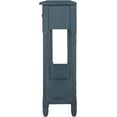 thumbnail image 4 of Knocbel 58in Long Accent Entry Console Table with Drawers & Bottom Open Shelf, Solid Wood Sofa Couch Side Table for Entryway Hallway Living Room (Antique Navy), 4 of 16